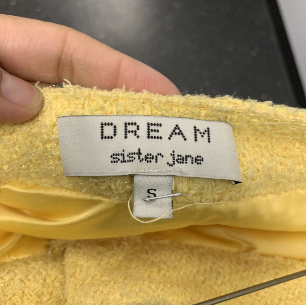 Sister Jane DREAM Limoncello Tweed Mini Skirt - Picture 9 of 11